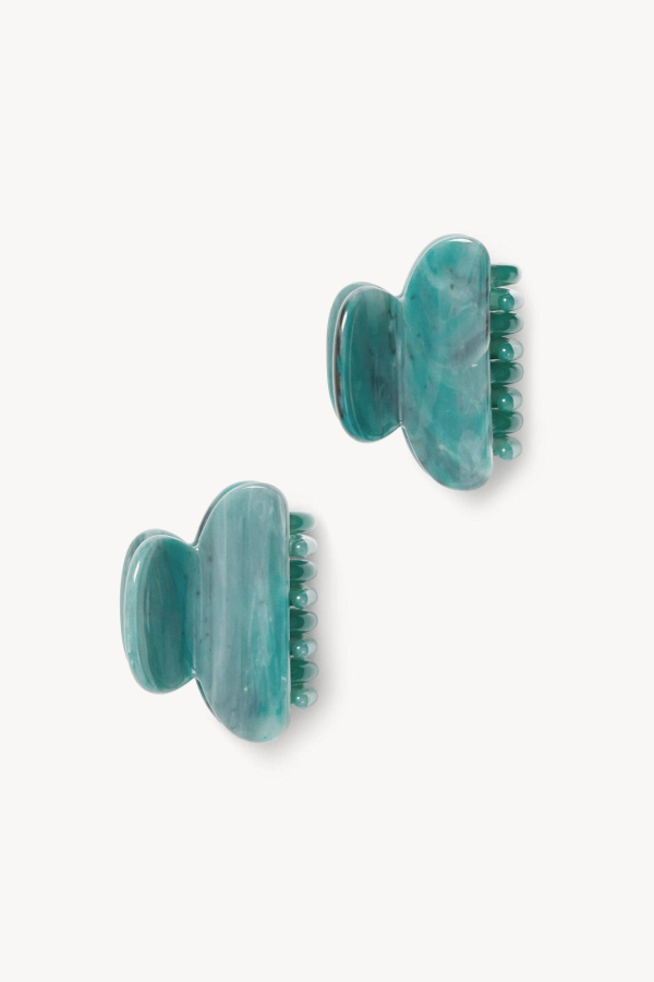 Machete Twin Heirloom Claws Jadeite Hair Claw Set - Jadeite