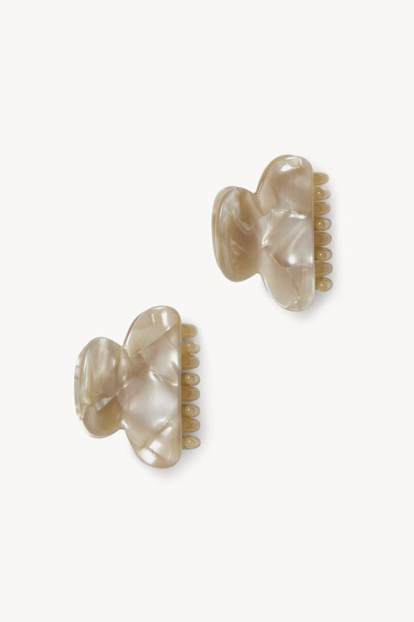 Machete Twin Heirloom Claws Hair Claw Set - Sand Shell