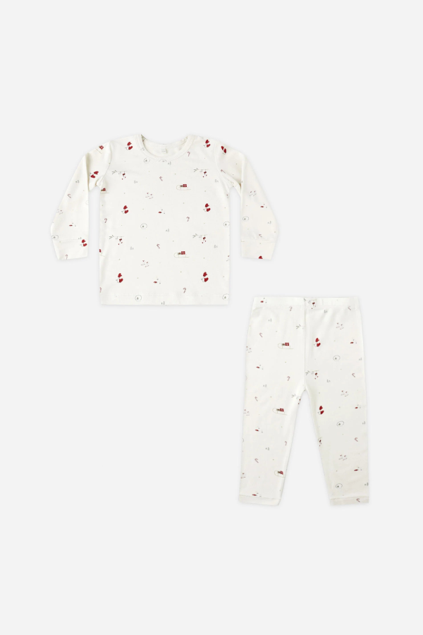 KIDS Rylee + Cru Quincy Mae Bamboo Pajama Set