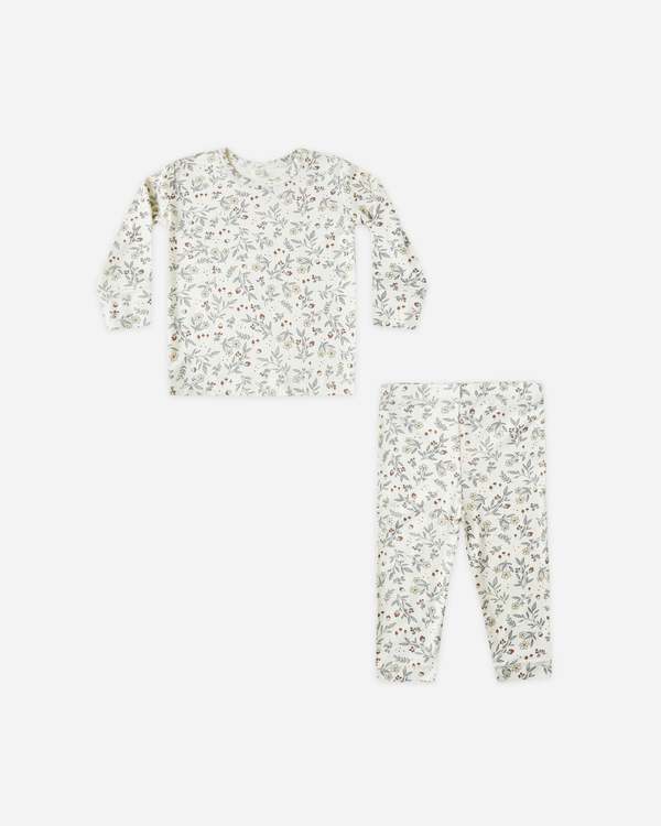 KIDS Rylee + Cru Quincy Mae Bamboo Pajama Set