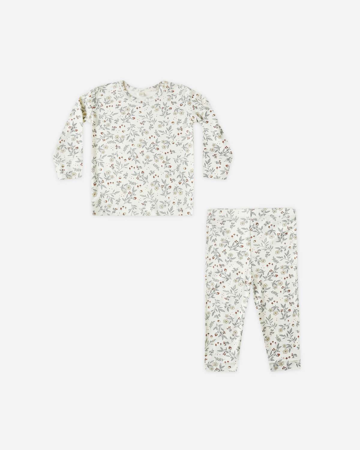 KIDS Rylee + Cru Quincy Mae Bamboo Pajama Set - Image 1 of 2