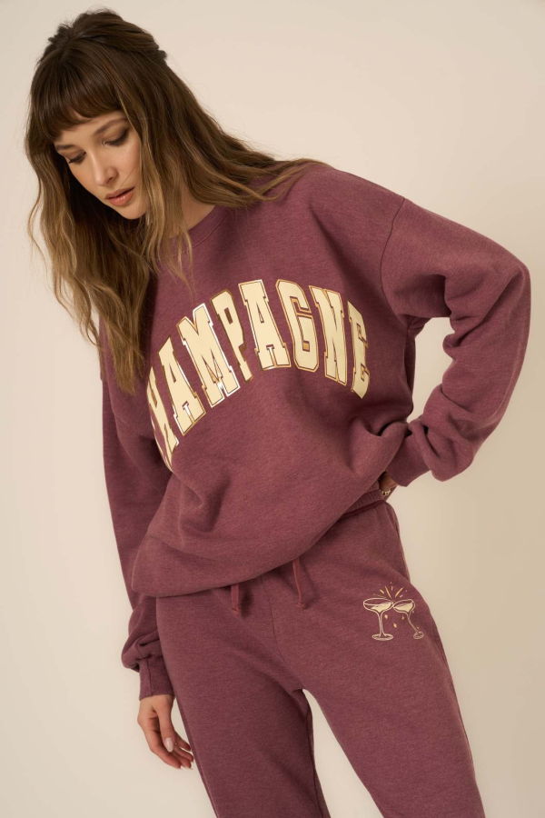 Project Social T Champagne Foil Sweatshirt