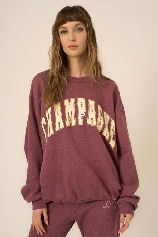Project Social T Champagne Foil Sweatshirt