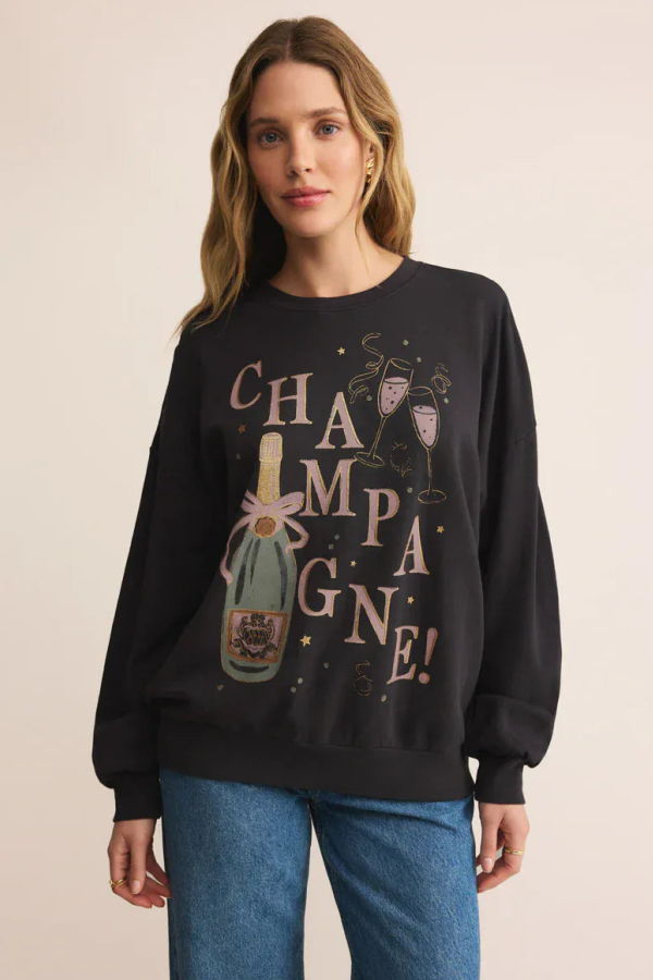 Z Supply Champagne Sweatshirt