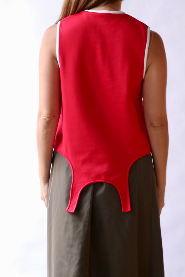 Tibi Active Knit Flip Tank