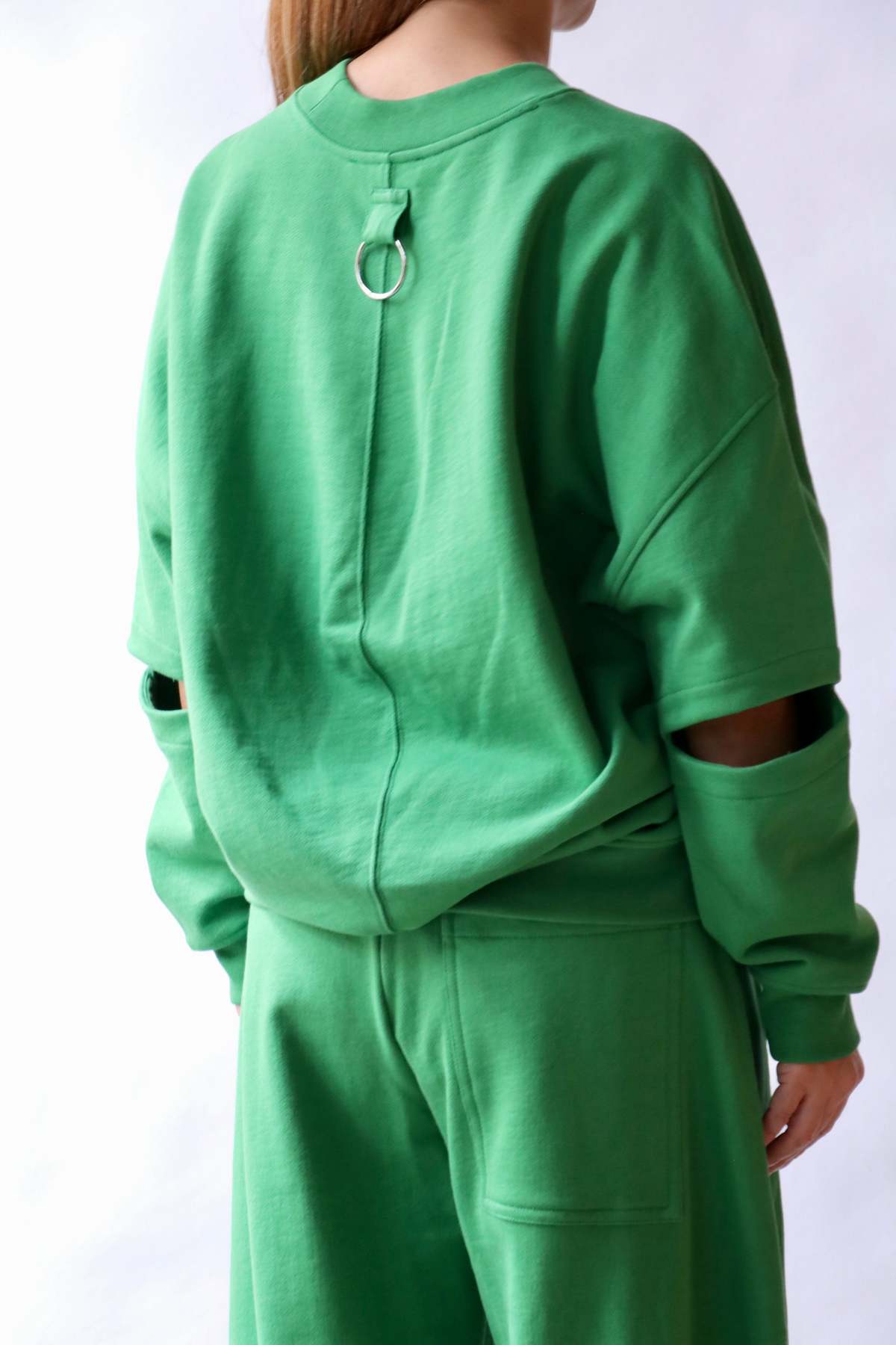 Tibi Cocoon Crewneck Sweatshirt - Image 2 of 4