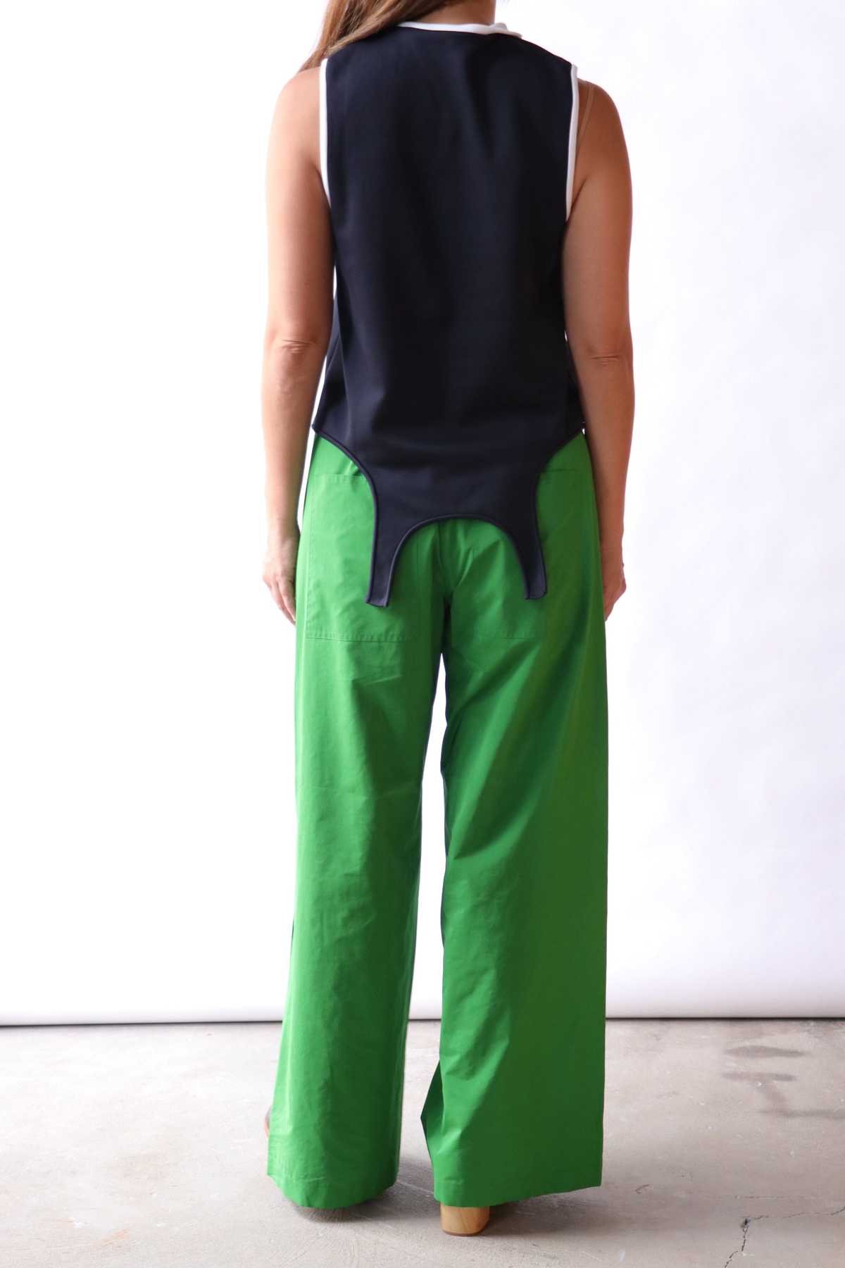 Tibi Nylon Snap Pull On Jogger Pants - Image 4 of 7