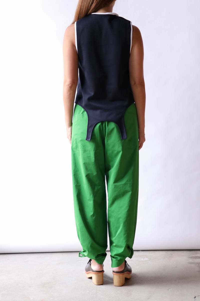 Tibi Nylon Snap Pull On Jogger Pants