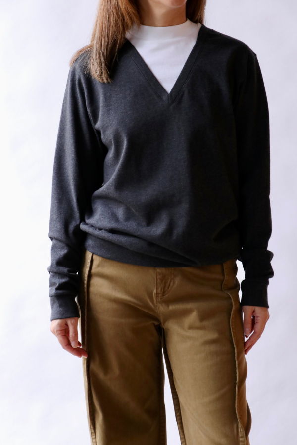 Tibi Perfect Trompe L'Oeil Top - Grey Multi