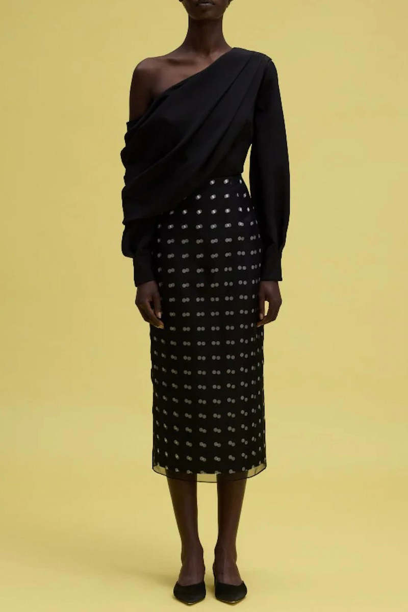 emilia wickstead Bethan Skirt - Polka Dot