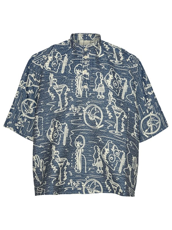 Henrik Vibskov Dart Polo Henrik Doodle Polo Shirt