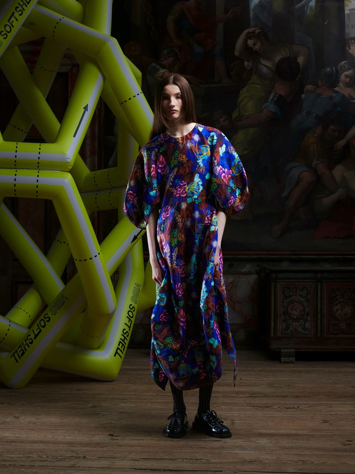 Henrik Vibskov Double Bass Dress Space Chickens - Image 2 of 7