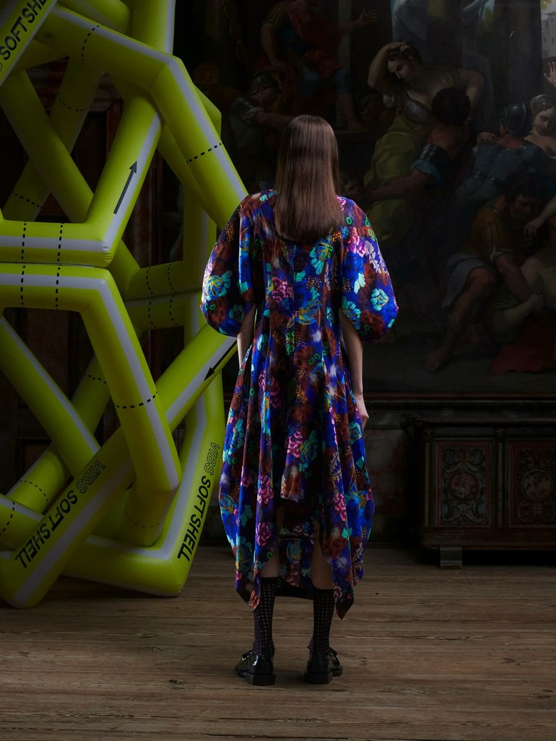 Henrik Vibskov Double Bass Dress Space Chickens