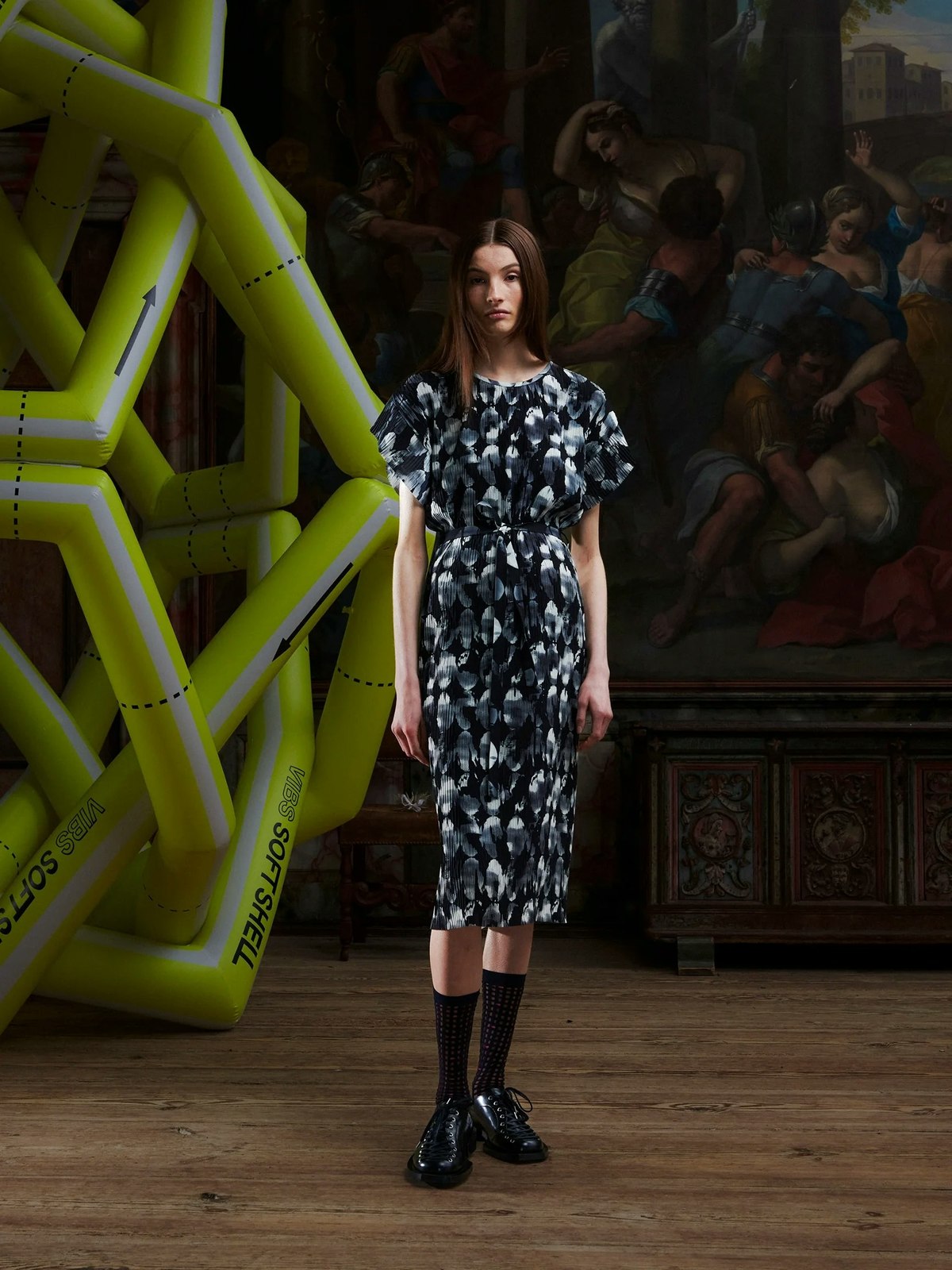 Henrik Vibskov New Pina Plissé Dress - Image 2 of 9