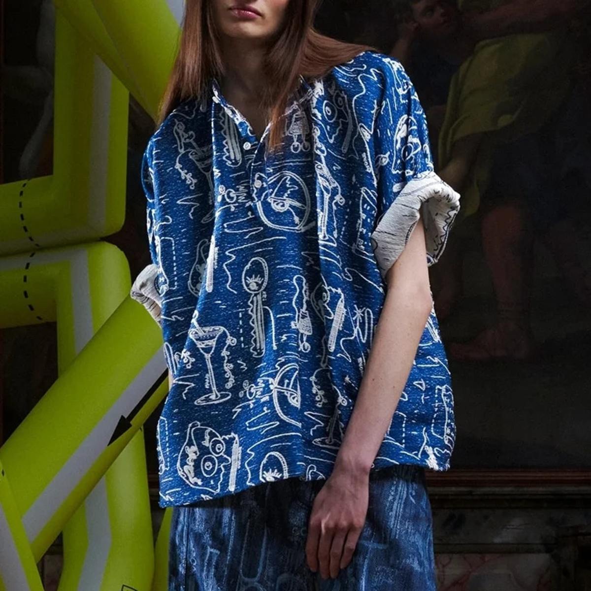 Henrik Vibskov Dart Polo Top - Image 3 of 9