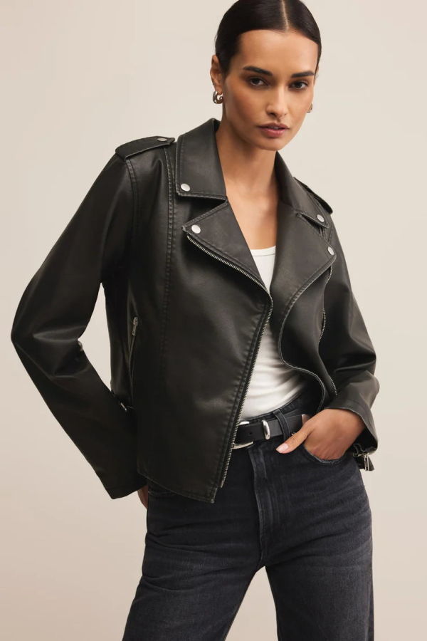 Z Supply Alchemy Moto Jacket - Black