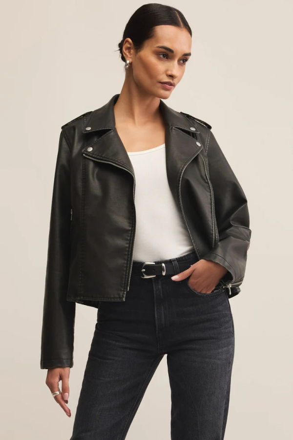 Z Supply Alchemy Moto Jacket - Black