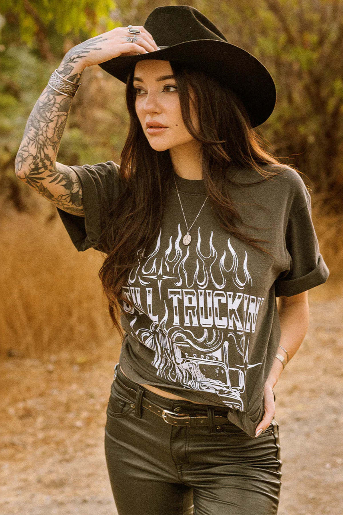 Way West Supply Co Still Truckin' Tee - Vintage Black - Image 2 of 5