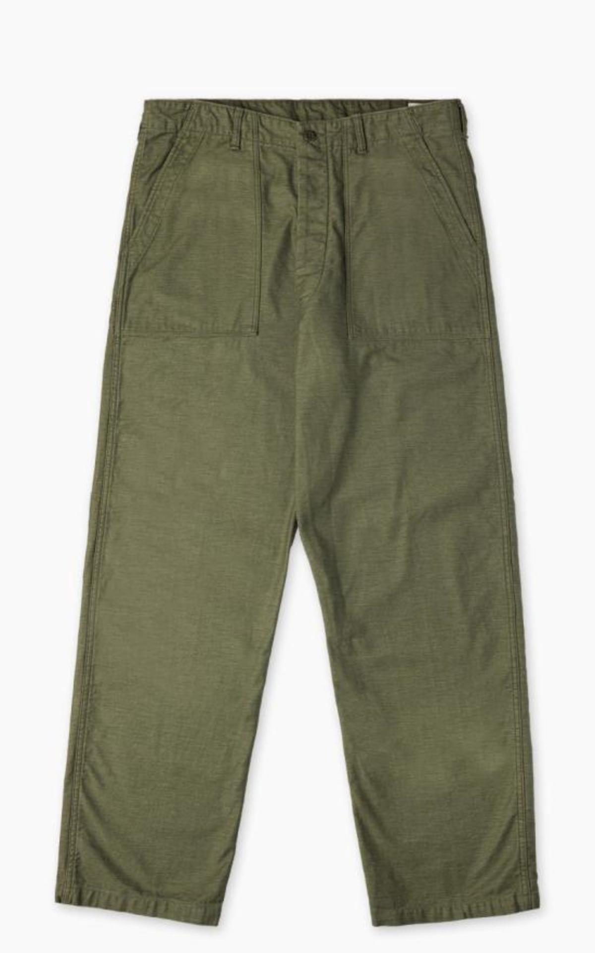 Orslow Straight Pants - Dark Olive - Image 1 of 1