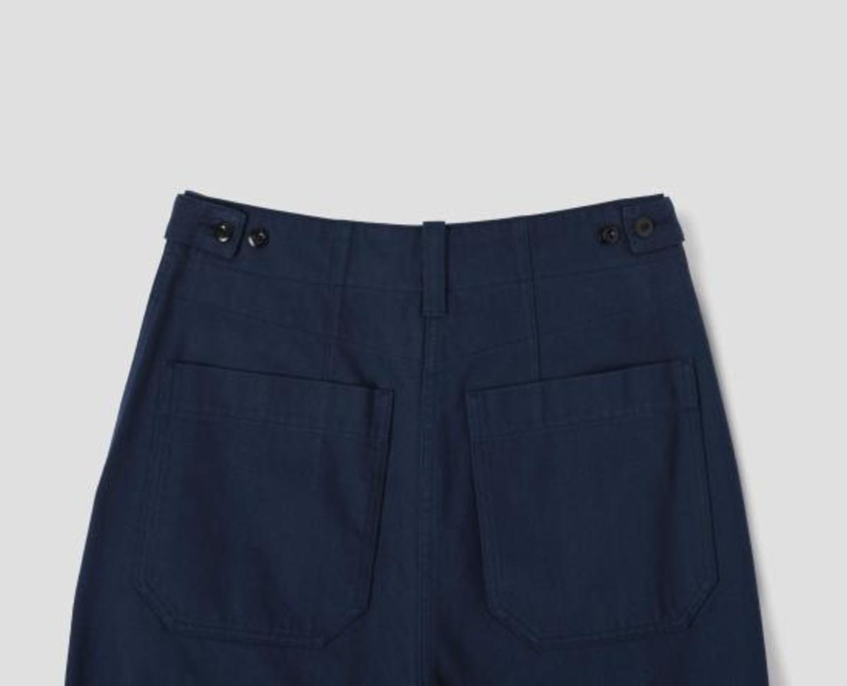 Margaret Howell WHTR0133Y00CQCIND Straight Pants - Indigo - Image 2 of 3