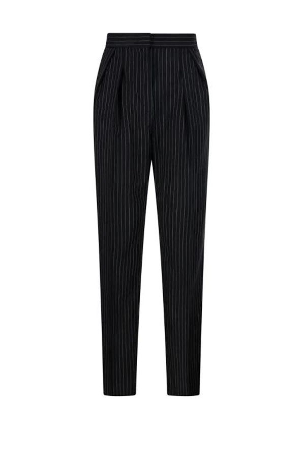 MAX MARA Trousers - BLACK WHITE