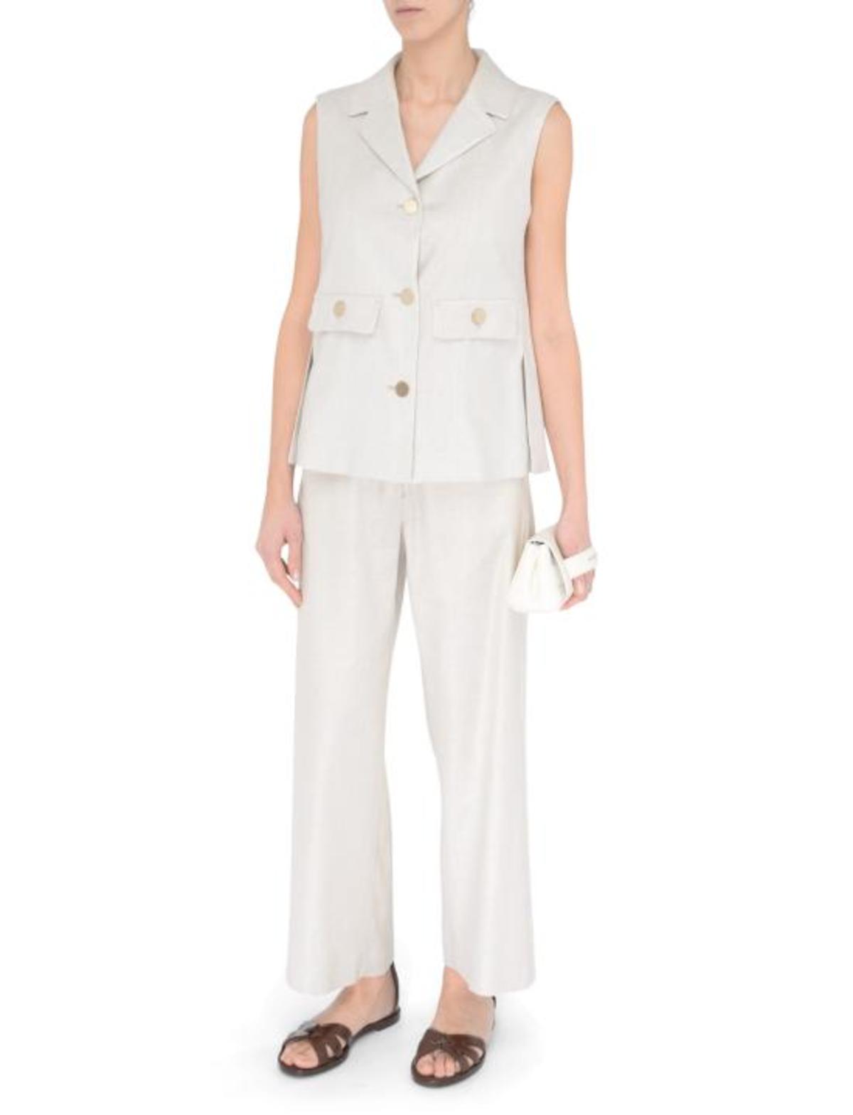 MAX MARA Trousers - Ecru - Image 2 of 4