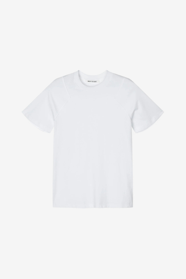 MKDT Laia Cotton Jersey Top - White