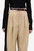 MKDT Pemma Bonded Cotton Poly Pants - Beige - Thumbnail 4