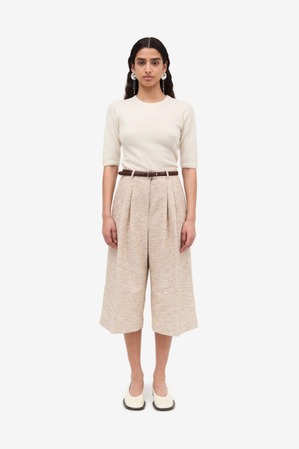 MKDT Pennie Textured Wool Pants - City Brown