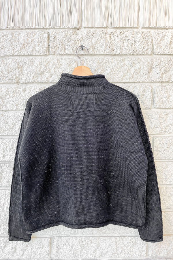 Frank & Eileen Monterey Sweater - Black + Black Glitter