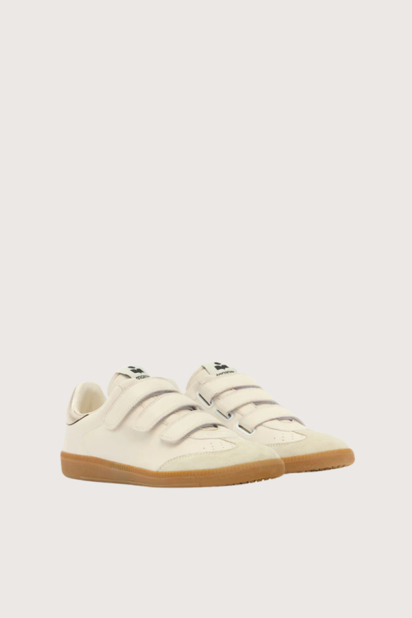 Isabel Marant Beth Velcro Sneaker - Chalk
