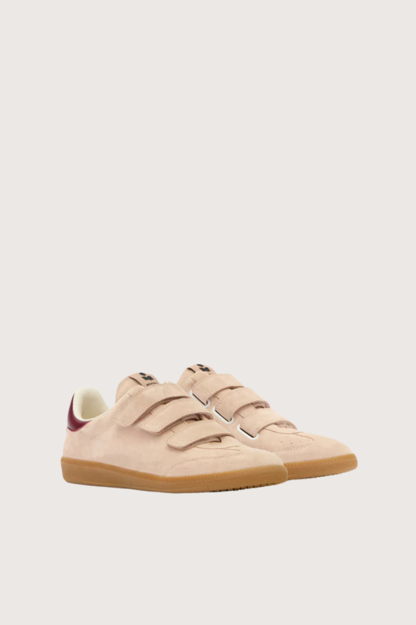Isabel Marant Beth Velcro Sneakers - Pale Pink/Peach