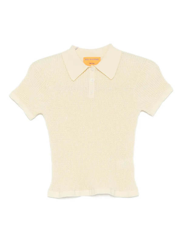 Guest in Residence Shrunken Polo Sweater Guest in Residence Shrunken Polo Sweater