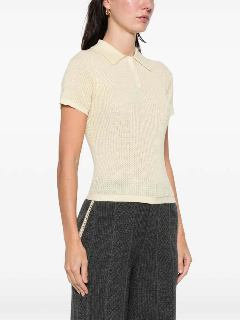 Guest in Residence Shrunken Polo Sweater