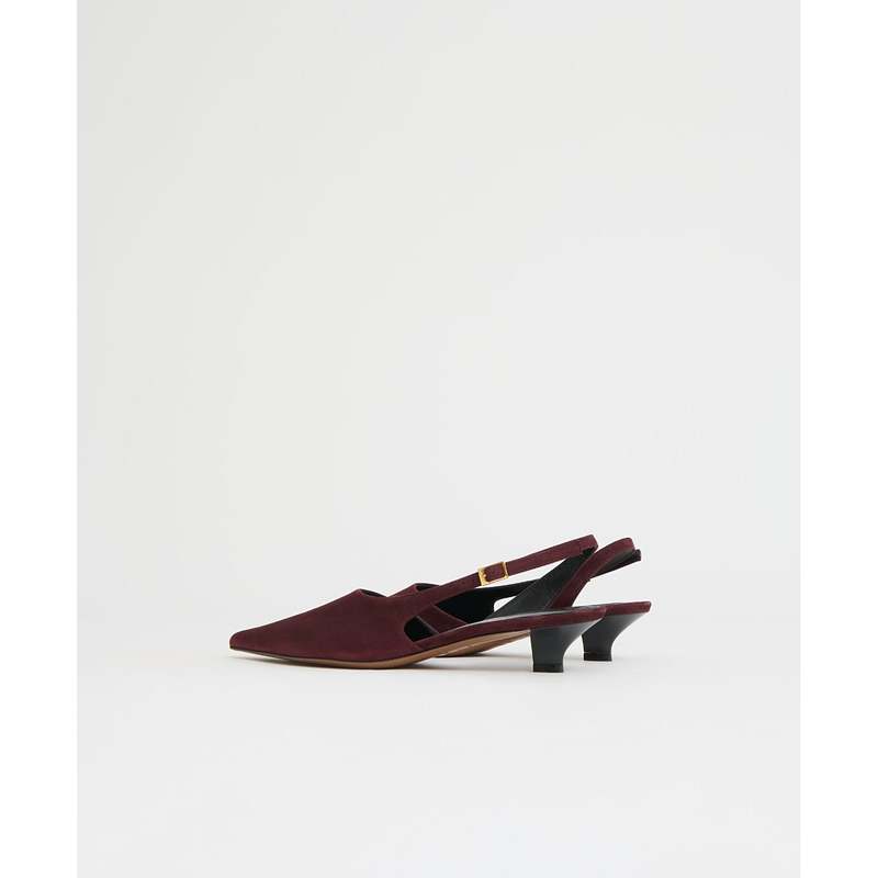 Mansur Gavriel Anna Slingback Shoes - Plum