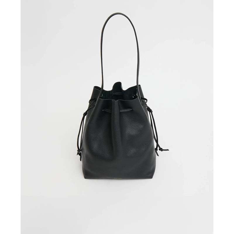 Mansur Gavriel Drawstring Cabas Handbag - Black