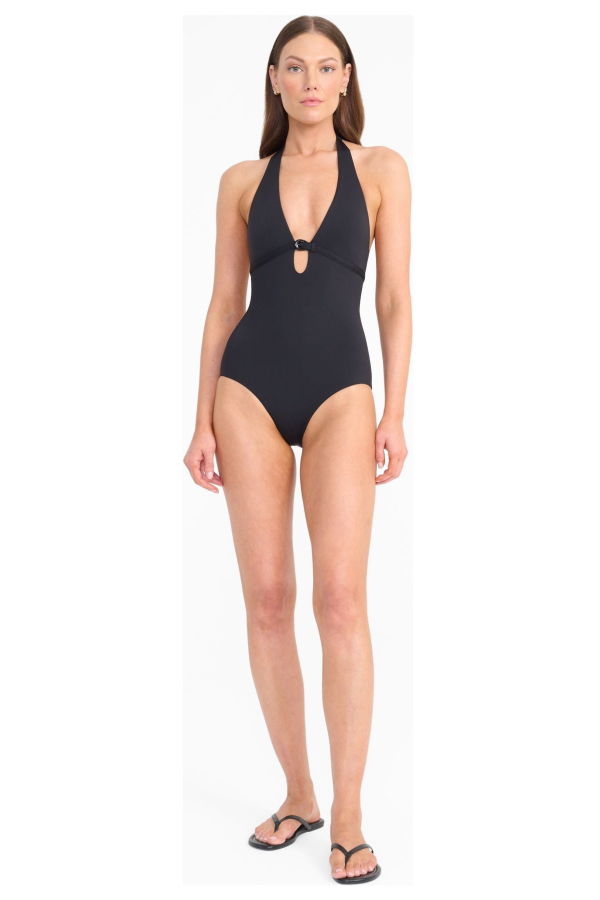 Staud La Jolla One Piece Swimsuit - Black
