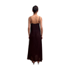 Staud Laura Dress - Dark Chocolate - Thumbnail 3