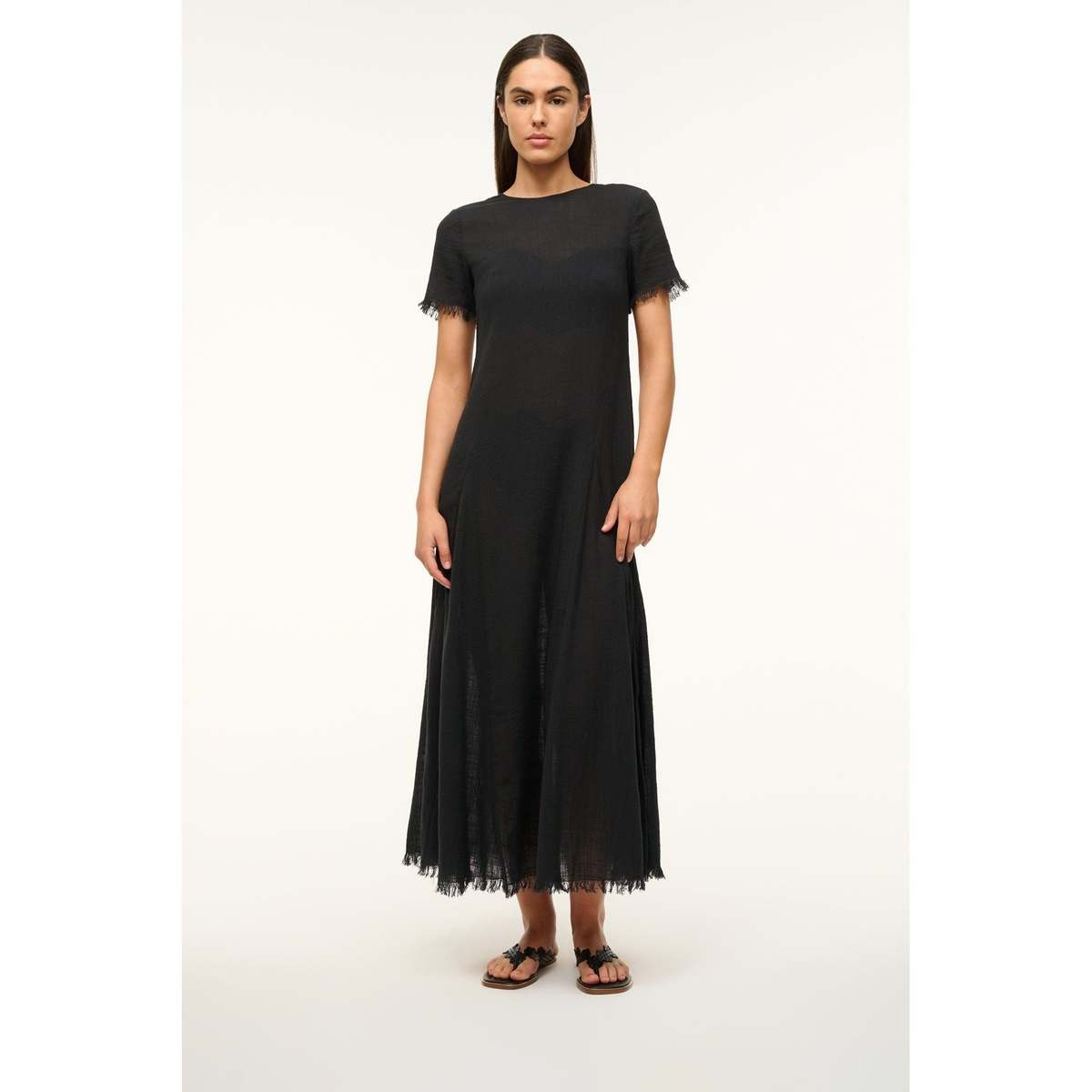 Staud Le Havre Dress - Black - Image 1 of 4