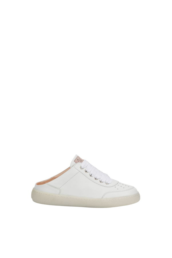AGL Chewy Lace-Up Mule - White