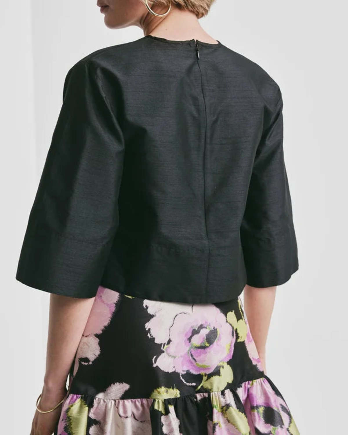 byTiMo Taffeta Top - Black - Image 2 of 2