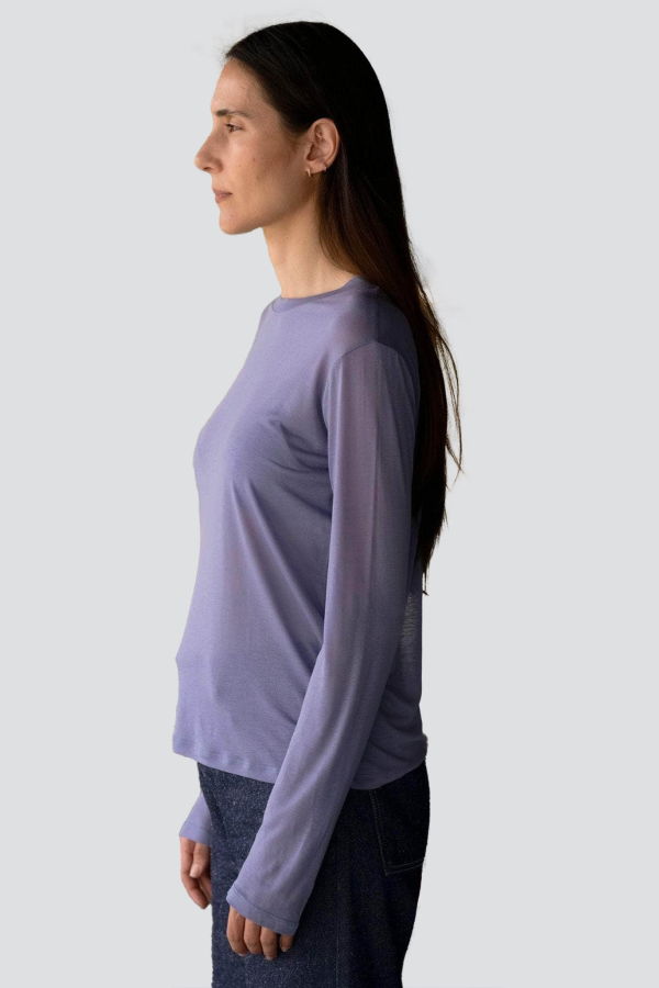 Baserange Koel Blue Long Sleeve Tee