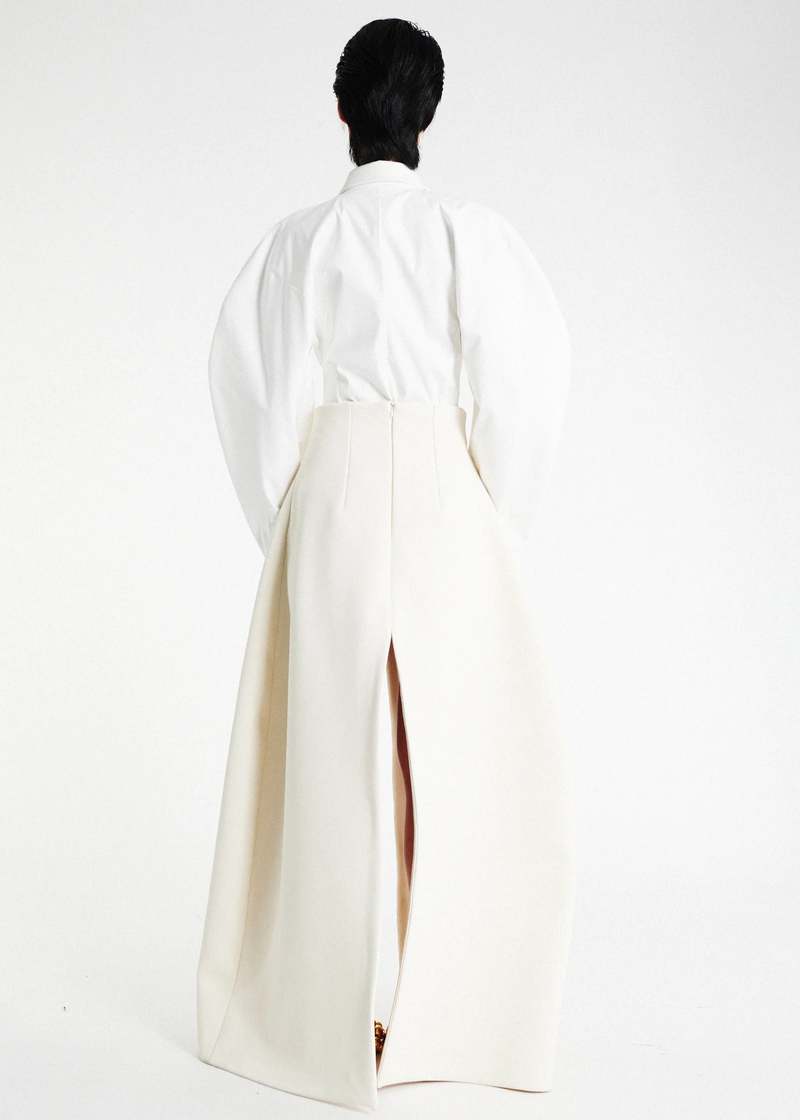 A.W.A.K.E. MODE Pant Skirt - Ivory