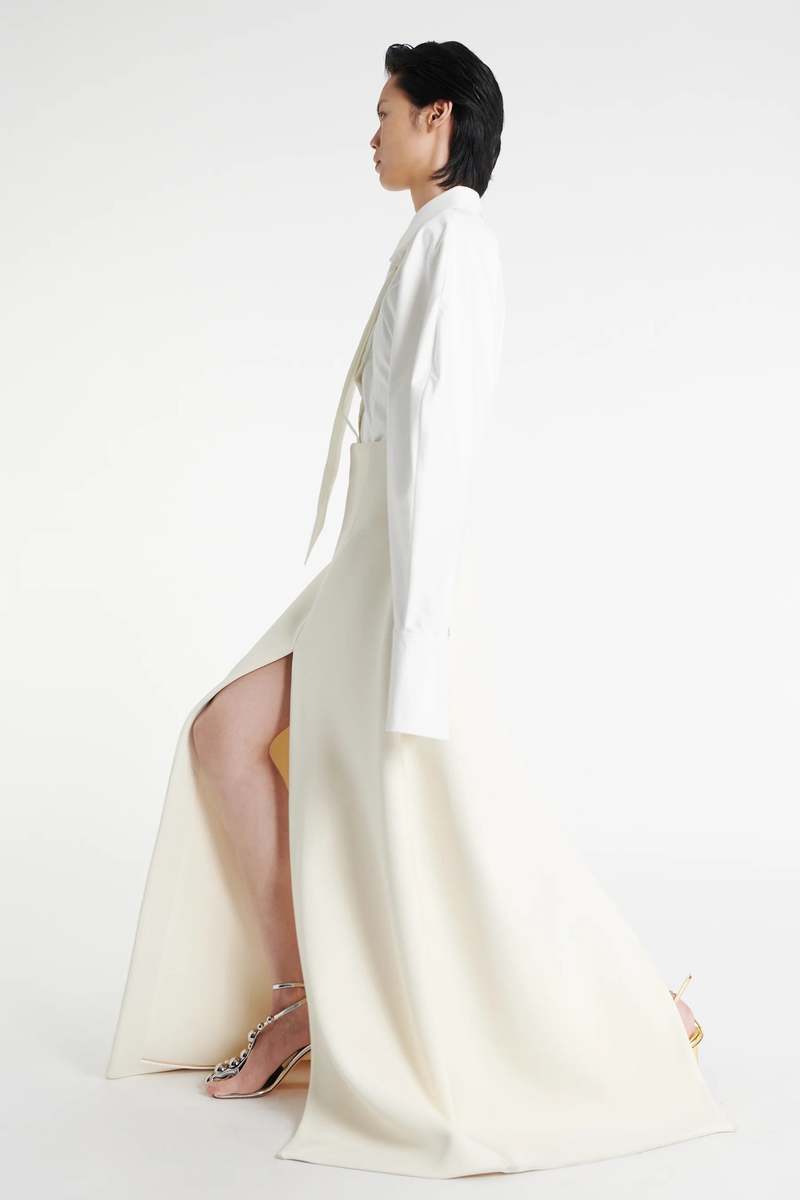 A.W.A.K.E. MODE Pant Skirt - Ivory