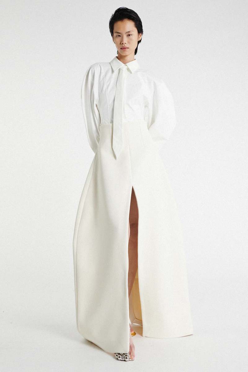 A.W.A.K.E. MODE Pant Skirt - Ivory