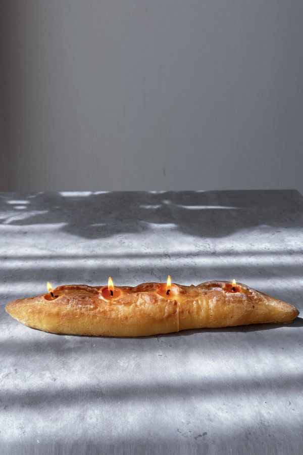 BabaBoogs Candles Baguette Candle 4 Wick - Mild Bread