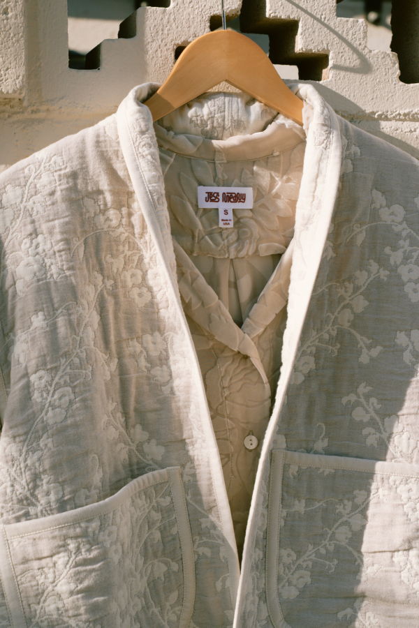 Jess Meany Stone Juniper Cropped Coat