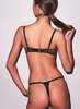 fleur du mal Caged Thong - Black - Thumbnail 2