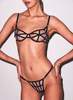 fleur du mal Caged Thong - Black - Thumbnail 3