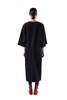 MM6 Maison Margiela Belted Midi Dress - Black - Thumbnail 3